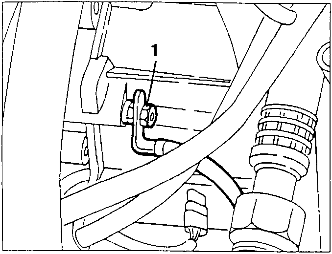 Battery earth terminal disconnected from chassis