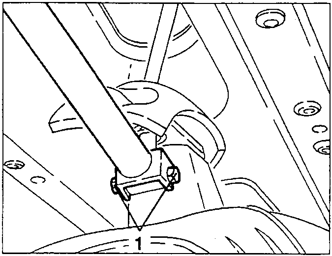 Disconnecting gearshift control rod from lever