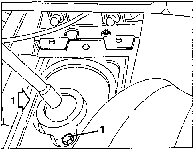 Slackening screws on gearshift control lever