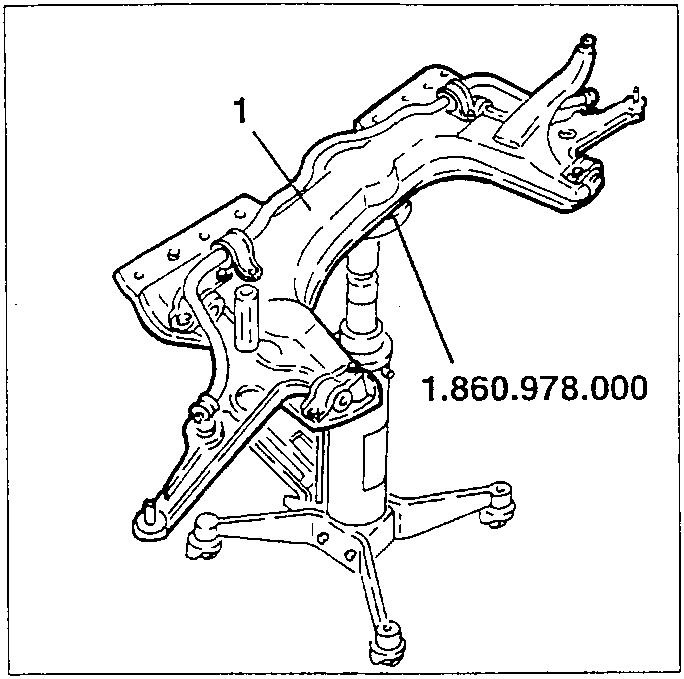 Tool 1.860.978.000 supporting front suspension crossmember