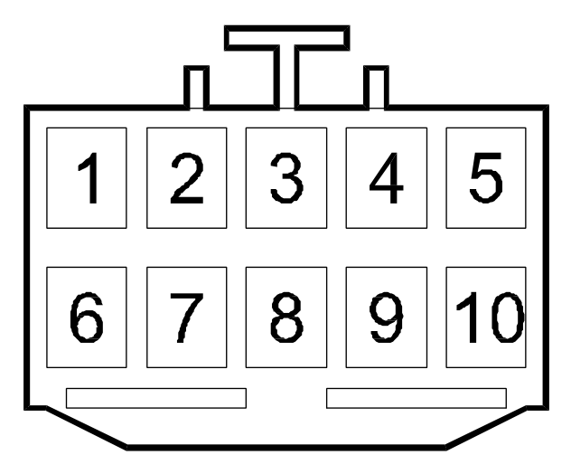 Connector D4, Front / engine coupling