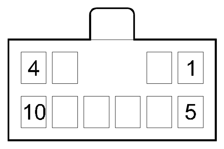 Connector D68C, Bose system coupling