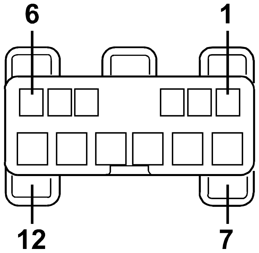 Connector P20D, Car radio