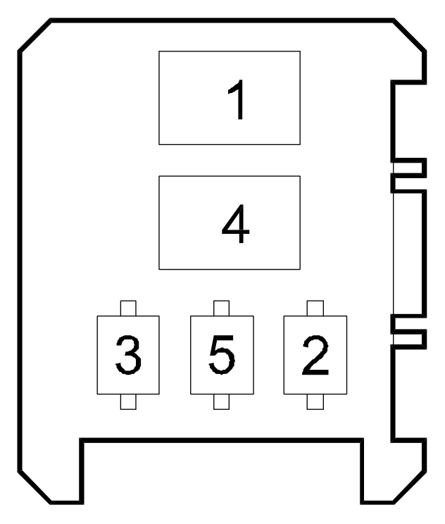 Connector I15A, Glove compartment light