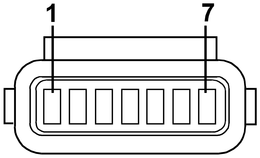Connector P20C, Car radio