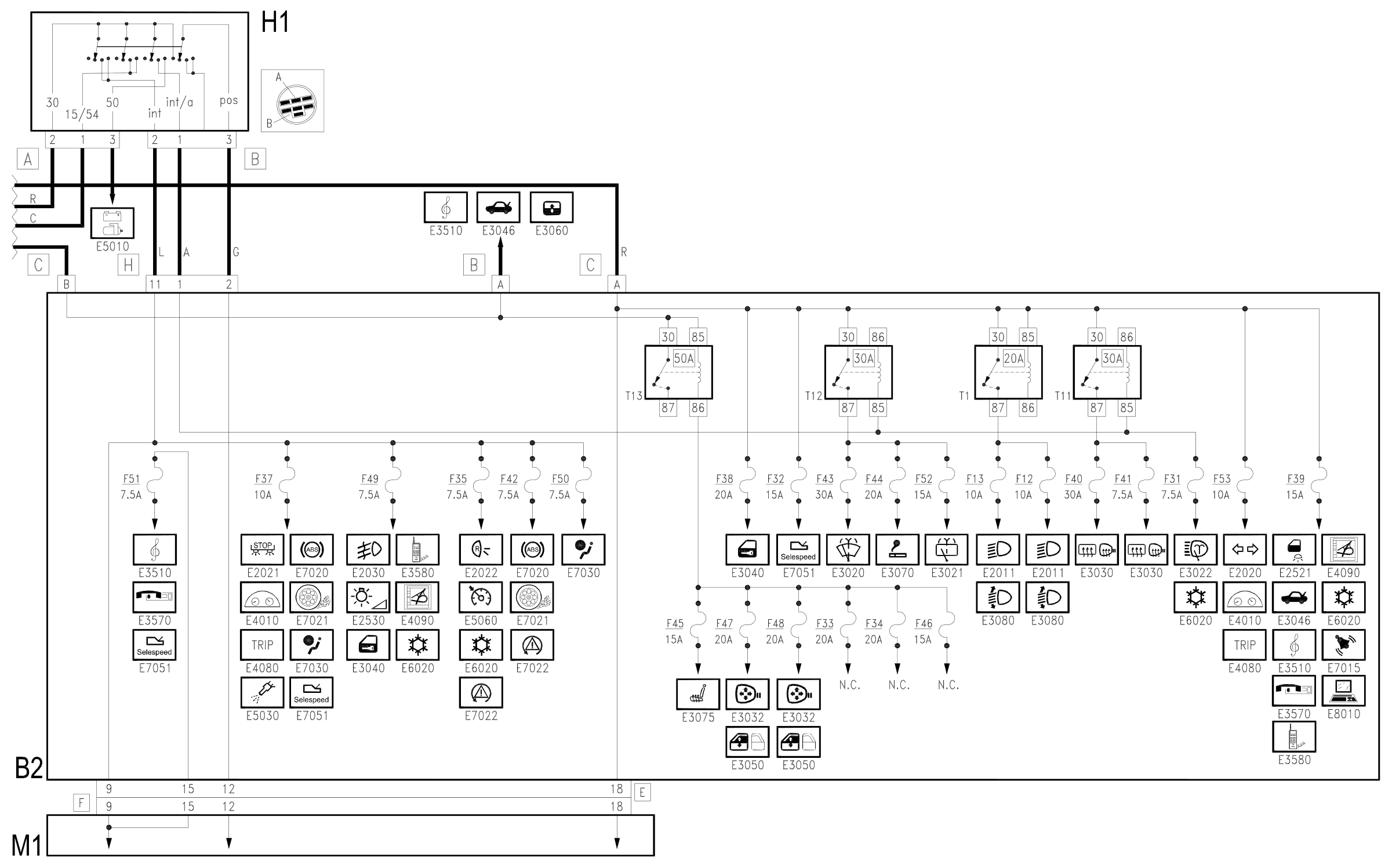 Wiring diagram E1010 POWER SUPPLY