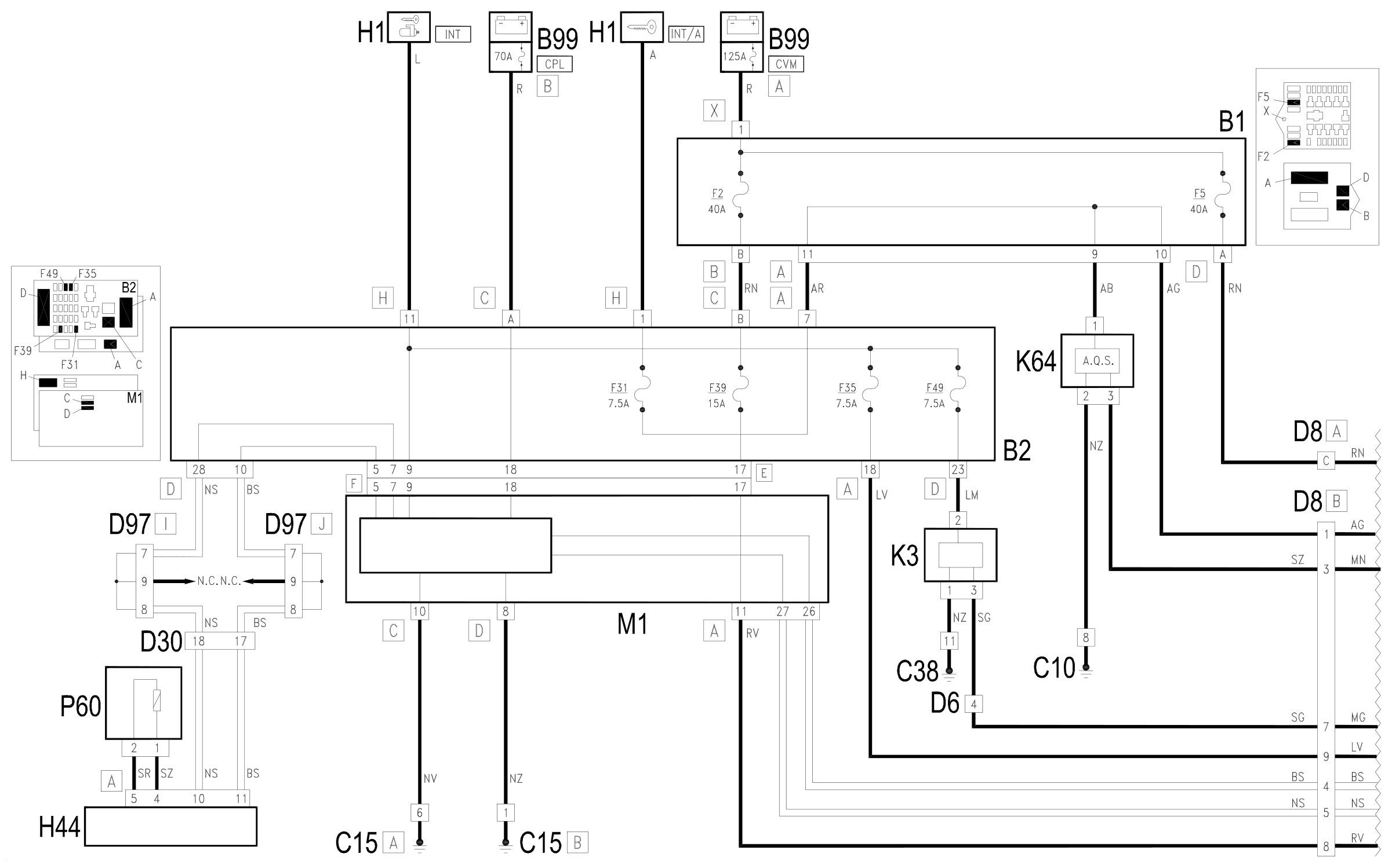 Wiring diagram E6020 AIR CONDITIONER