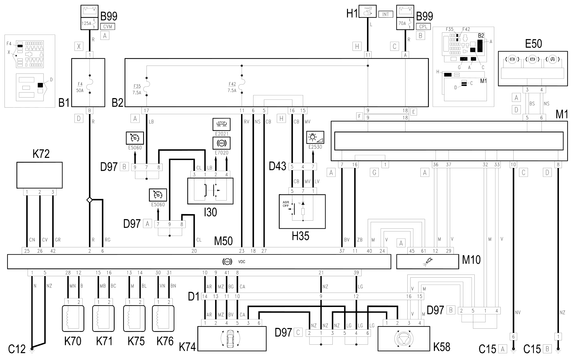 Wiring diagram E7022 VDC