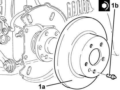 Rear brake disc - r r