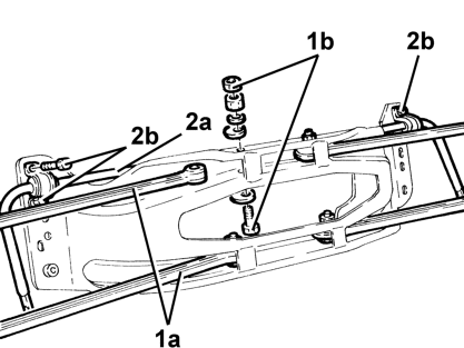 Rear suspension beam - r r