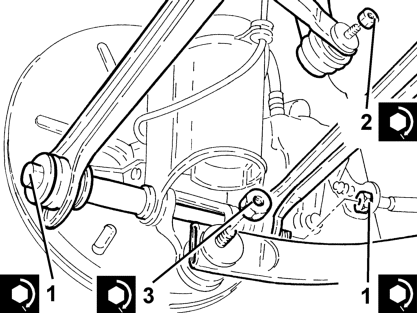 Rear suspension beam - r r