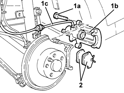 Rear brake calliper - r r