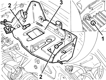 Battery cradle - r r