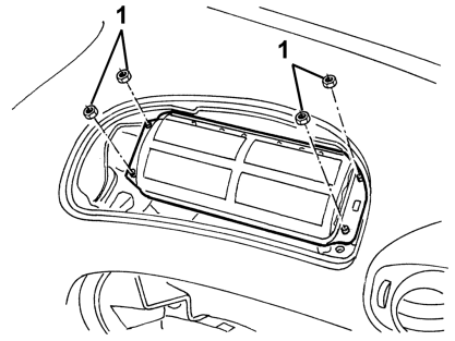 Air bag module passanger side r r