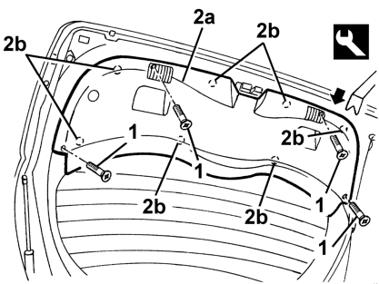 Tailgate interior panel - r+r