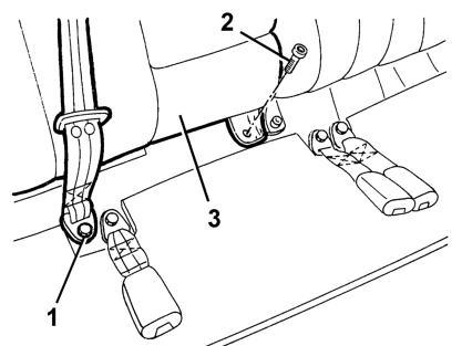 Rear seat squab - r+r