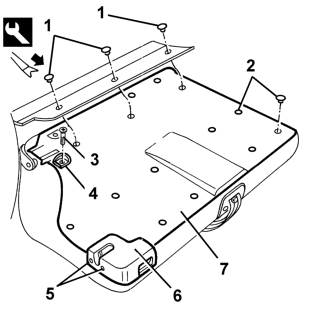 Rear squab catch device (one) - r+r