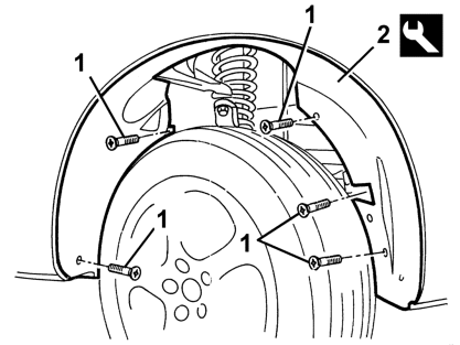 Supplementary wheel arch (one) - r+r