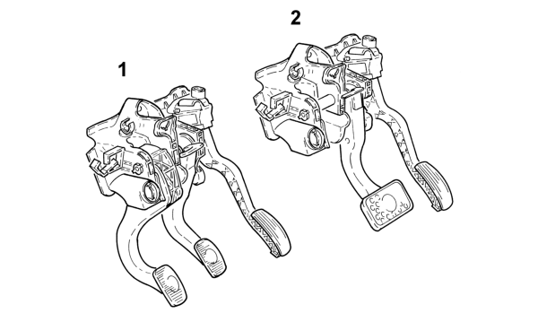 Pedal unit – construction features