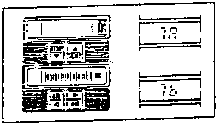 Display showing '7A' and '7b'