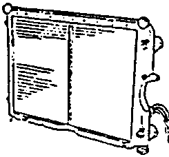 Electric cooling fan illustration