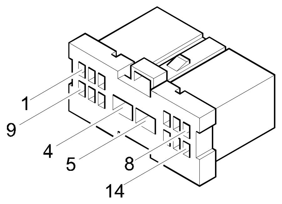 Connector B1C, Junction unit