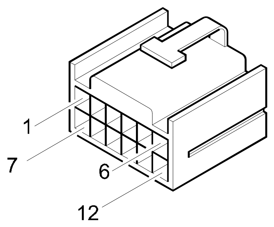 Connector D79, Transmission sensor junction