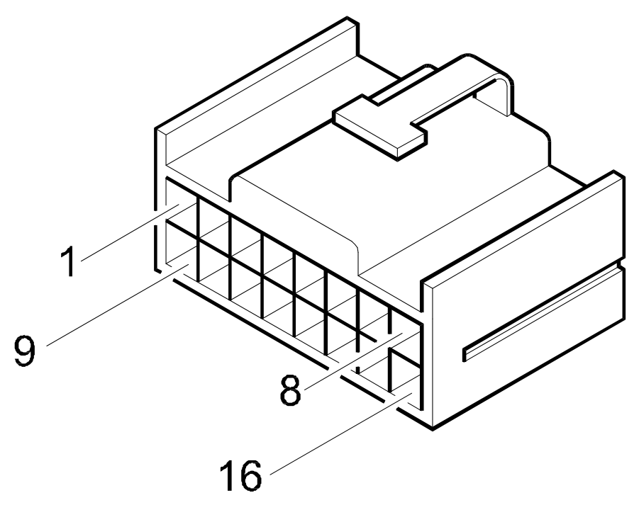 Connector D79, Transmission sensor junction