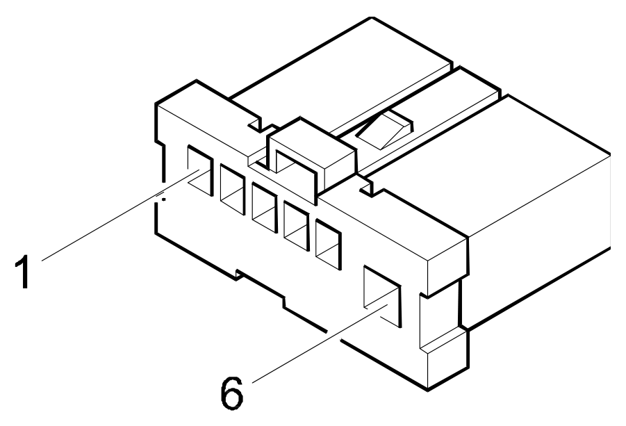 Connector F10B, Left headlamp