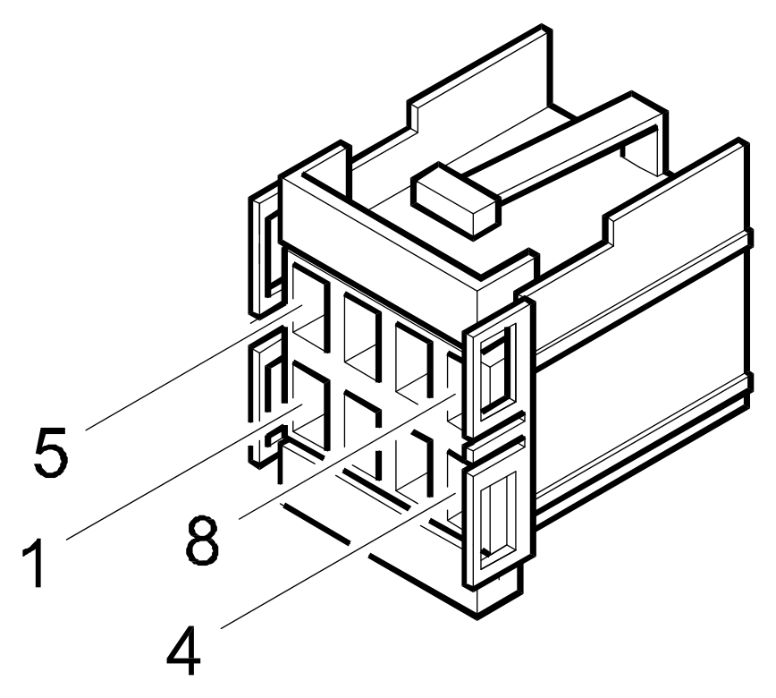 Connector G40, Boot courtesy light