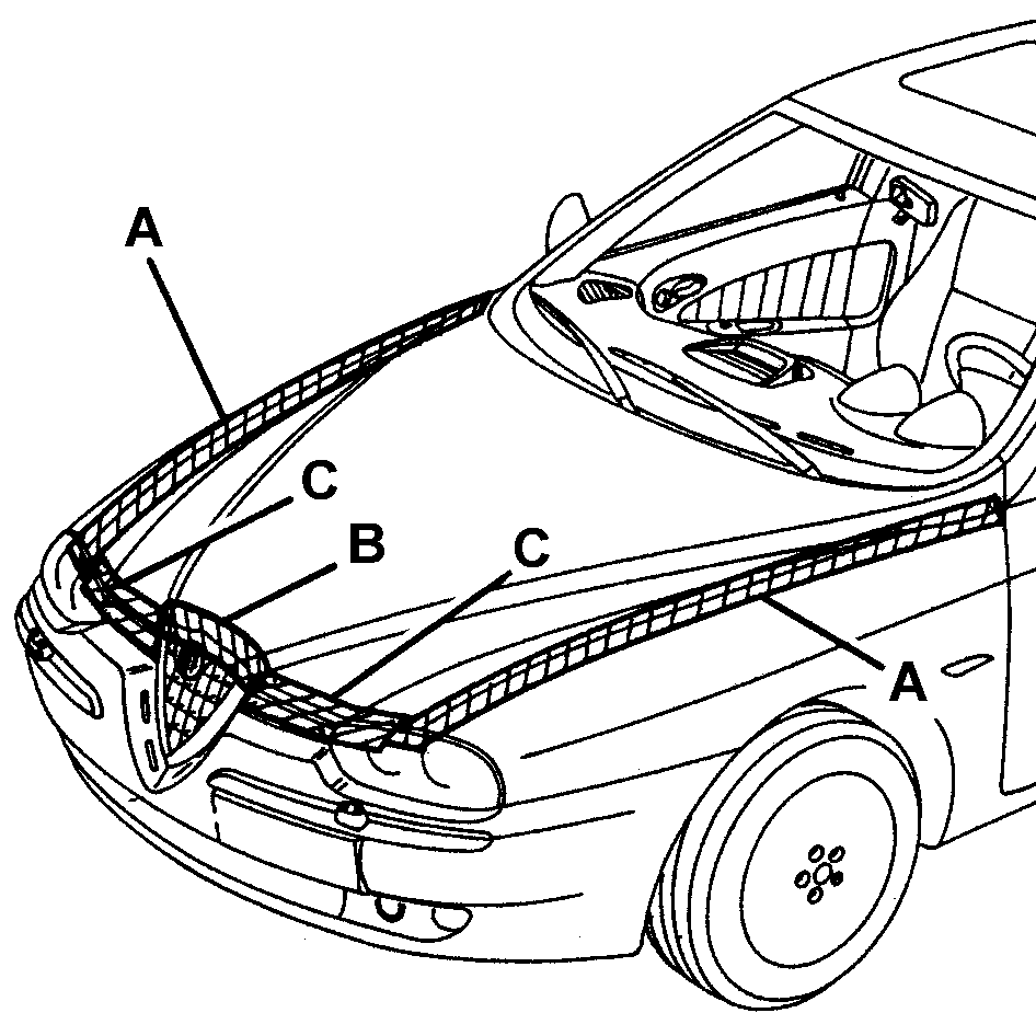 Engine bonnet rustle detection