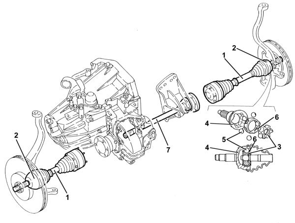 Drive shafts and joints