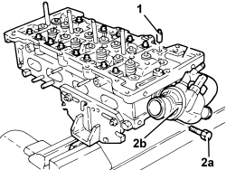 SINGLE CYLINDER HEAD, REMOVED - OVERHAUL