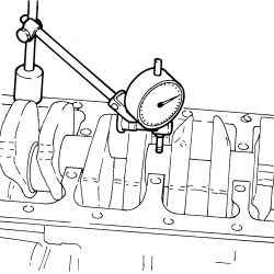 ENGINE - DISMANTLE AND REASSEMBLE FOLLOWING OPERATION 1004E10 - WASH AND CHECK DISMANTLED PARTS - REFIT CYLINDER HEAD AND OIL SUMP - DOES NOT INCLUDE REPAIRS TO CYLINDER HEAD AND AUXILIARY UNIT