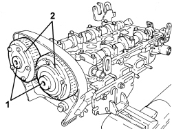 SINGLE CYLINDER HEAD, REMOVED - OVERHAUL