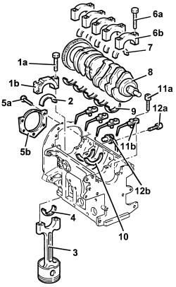 ENGINE - DISMANTLE AND REASSEMBLE FOLLOWING OPERATION 1004E10 - WASH AND CHECK DISMANTLED PARTS - REFIT CYLINDER HEAD AND OIL SUMP - DOES NOT INCLUDE REPAIRS TO CYLINDER HEAD AND AUXILIARY UNIT