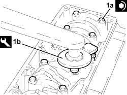 ENGINE - DISMANTLE AND REASSEMBLE FOLLOWING OPERATION 1004E10 - WASH AND CHECK DISMANTLED PARTS - REFIT CYLINDER HEAD AND OIL SUMP - DOES NOT INCLUDE REPAIRS TO CYLINDER HEAD AND AUXILIARY UNIT