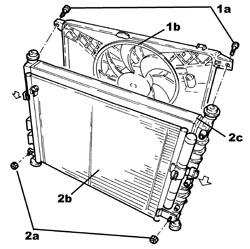 ENGINE COOLING RADIATOR - R + R