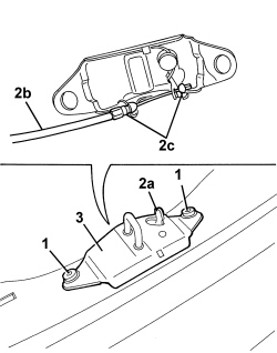 BOOT LID LOCK STRIKER - R+R