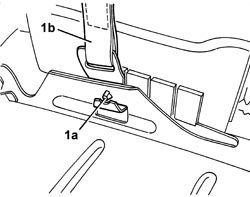BATTERY FASTENING BELT/RETAINERS - REPLACE