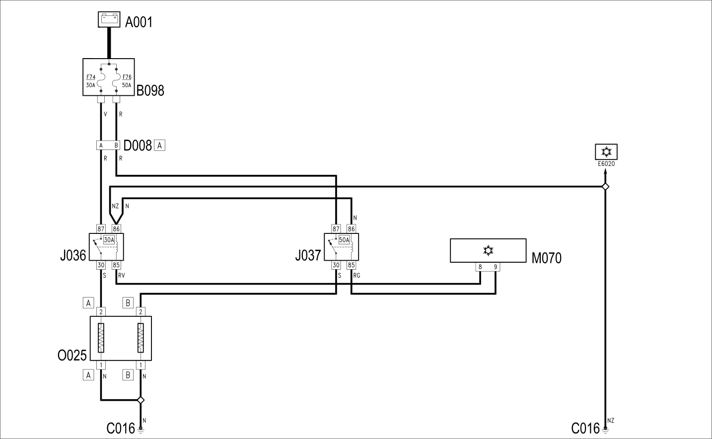 ADDITIONAL HEATER - WIRING DIAGRAM