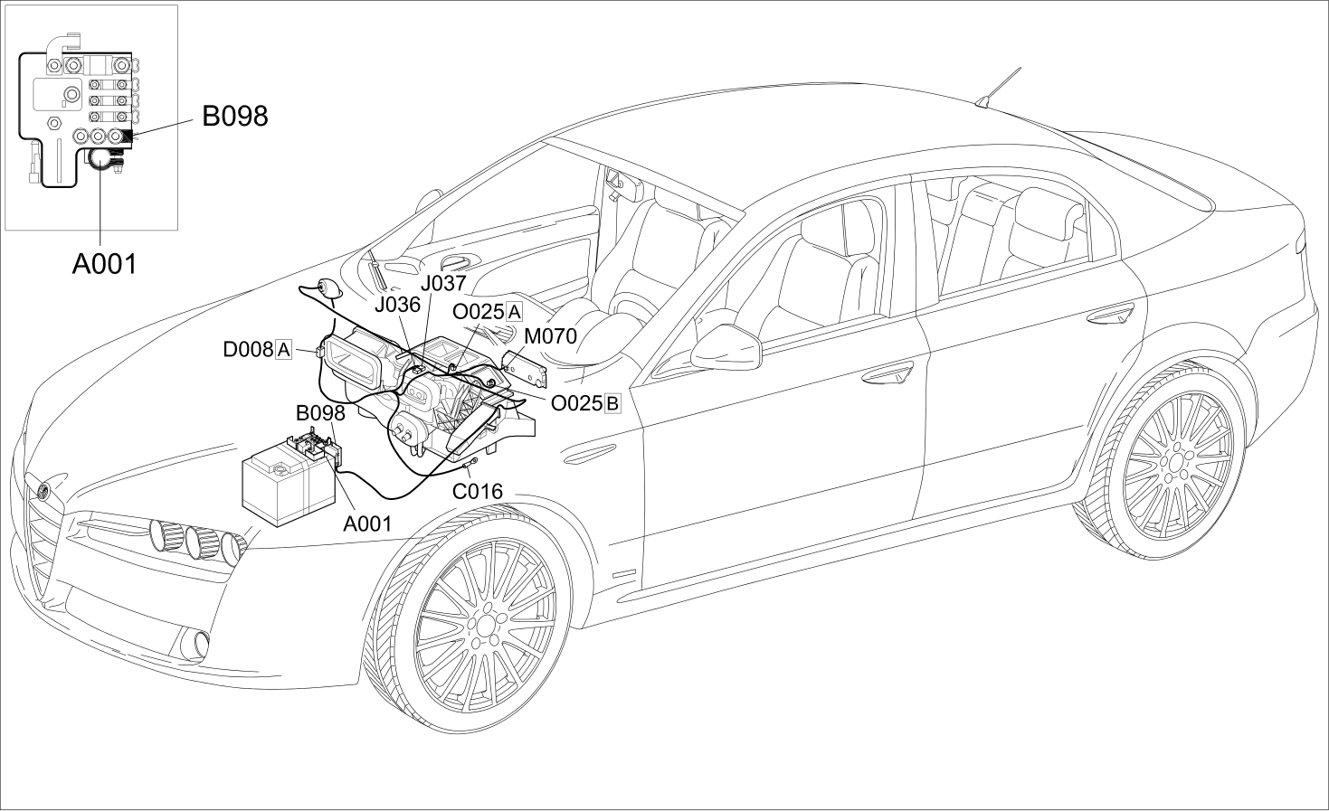 ADDITIONAL HEATER - COMPONENT LOCATION