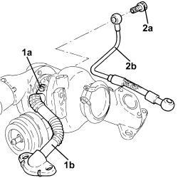 TURBOCHARGER UNIT AND EXHAUST MANIFOLD - R.R.