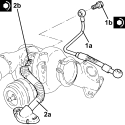 TURBOCHARGER UNIT AND EXHAUST MANIFOLD - R.R.