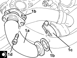 TURBOCHARGER UNIT AND EXHAUST MANIFOLD - R.R.