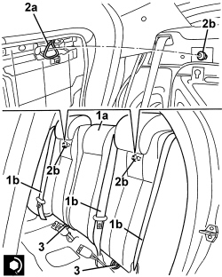 REAR SEAT BACKREST - R.R