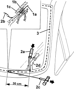 WINDSCREEN GLASS - R.R INCLUDING CLEANING HOUSING