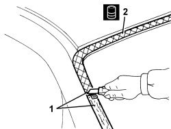 WINDSCREEN GLASS - R.R INCLUDING CLEANING HOUSING