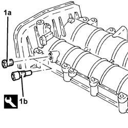TOOTHED TIMING BELT - R R WITH ENGINE REMOVED