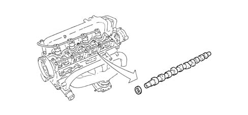OVERHEAD CAMSHAFT (1) IN CYLINDER HEAD (1)